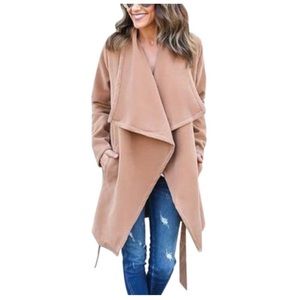 BB Dakota Boiled Wool Hooded Coat Size Large